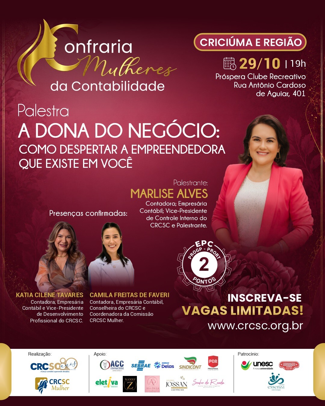 Confraria Mulheres da Contabilidade - Região de Criciúma