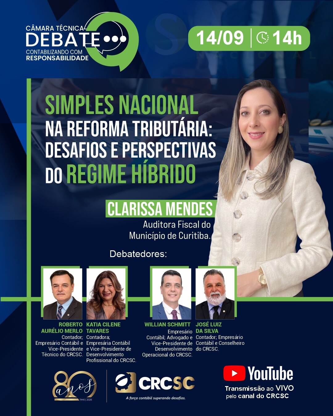 Câmara Técnica Debate “Simples Nacional na Reforma Tributária: desafios e perspectivas do Regime Híbrido”