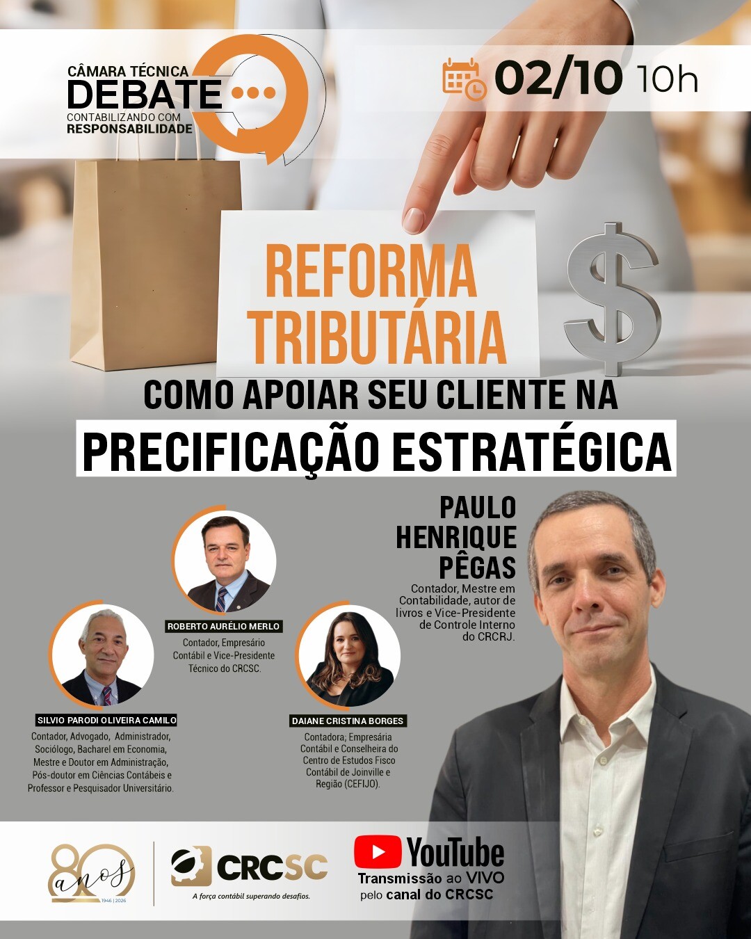 Câmara Técnica Debate “Reforma Tributária: Como apoiar seu cliente na precificação estratégica”