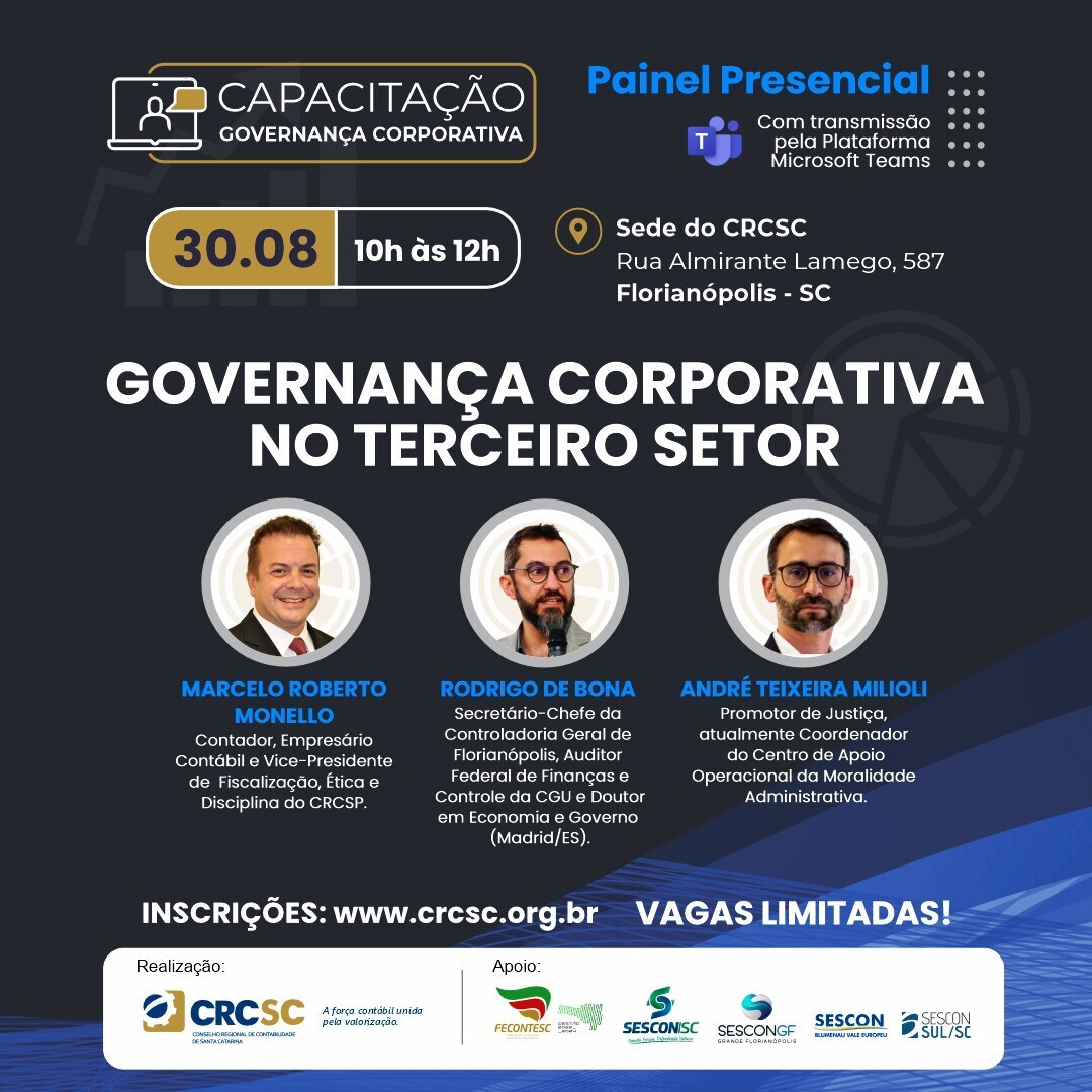 o-protagonismo-do-profissional-da-contabilidade-na-governanca-corporativa-no-terceiro-setor-e-tema-de-painel-presencial-no-crcsc